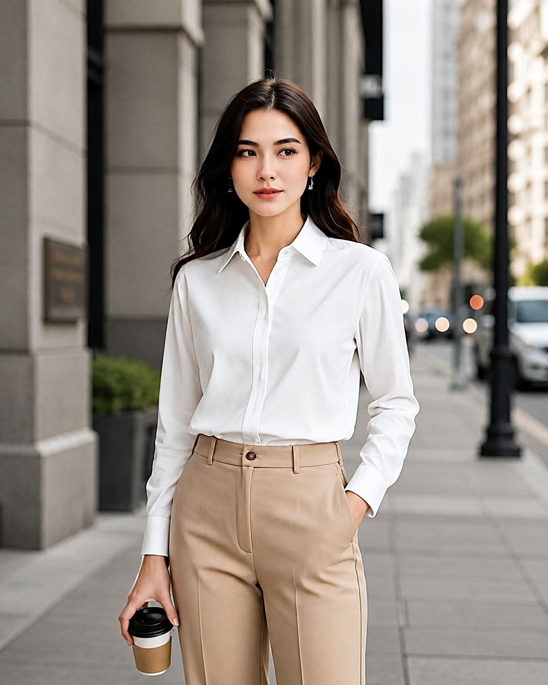 VORAN SERENA™ Premium Long Sleeve Essential Shirt - Image 3
