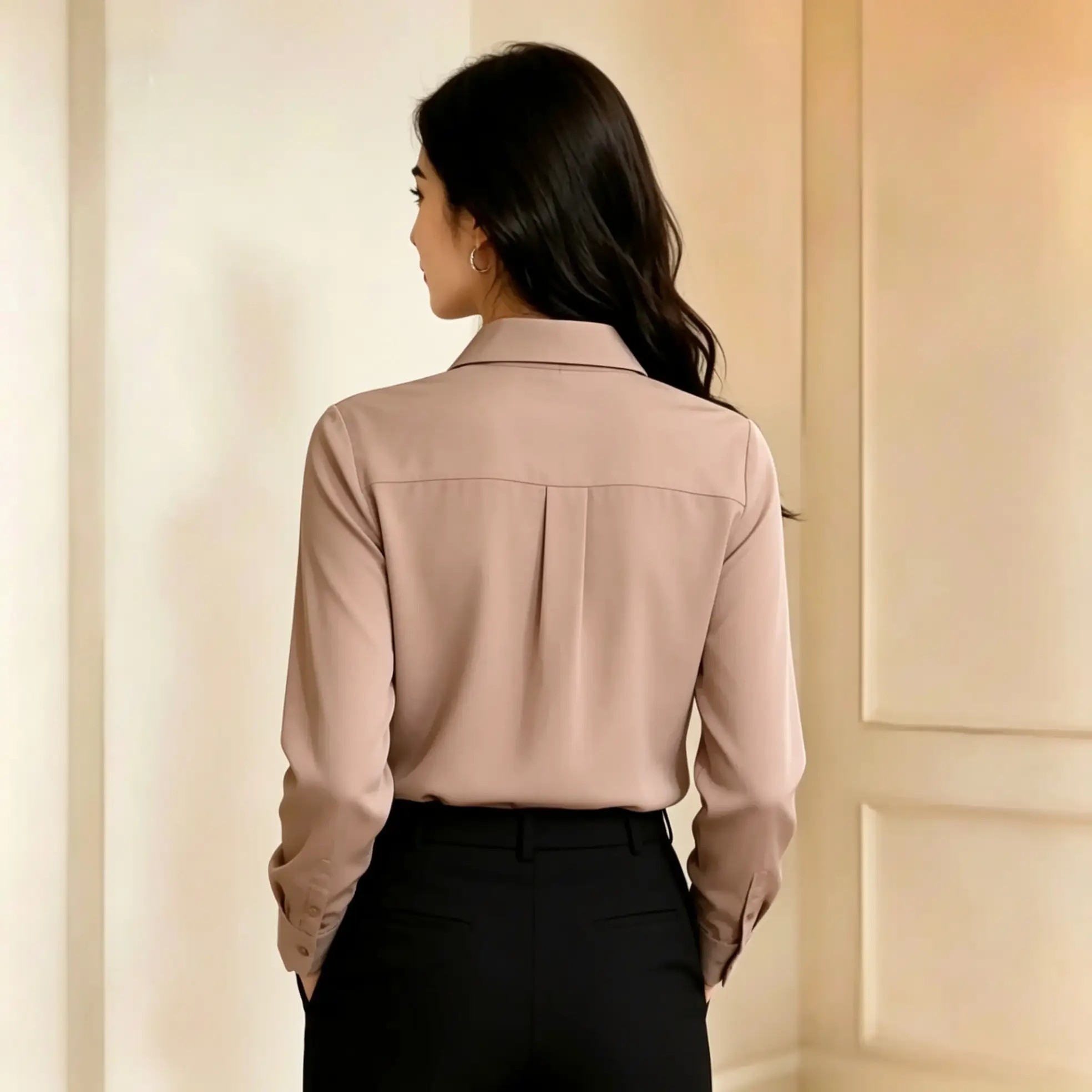 VORAN SERENA™ Premium Long Sleeve Essential Shirt - Image 5